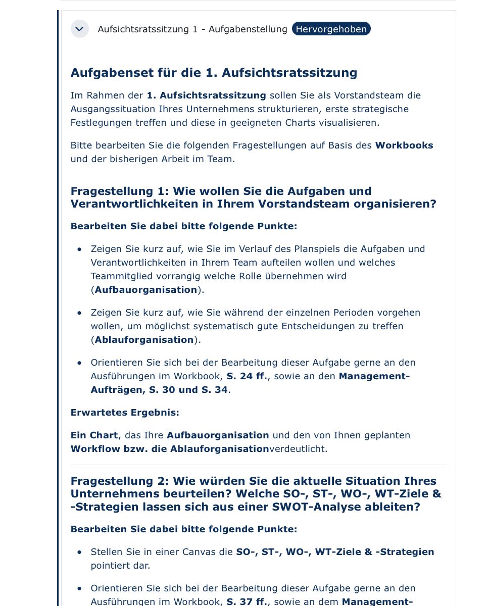 Moodle: Aufgabenstellung Seite 1